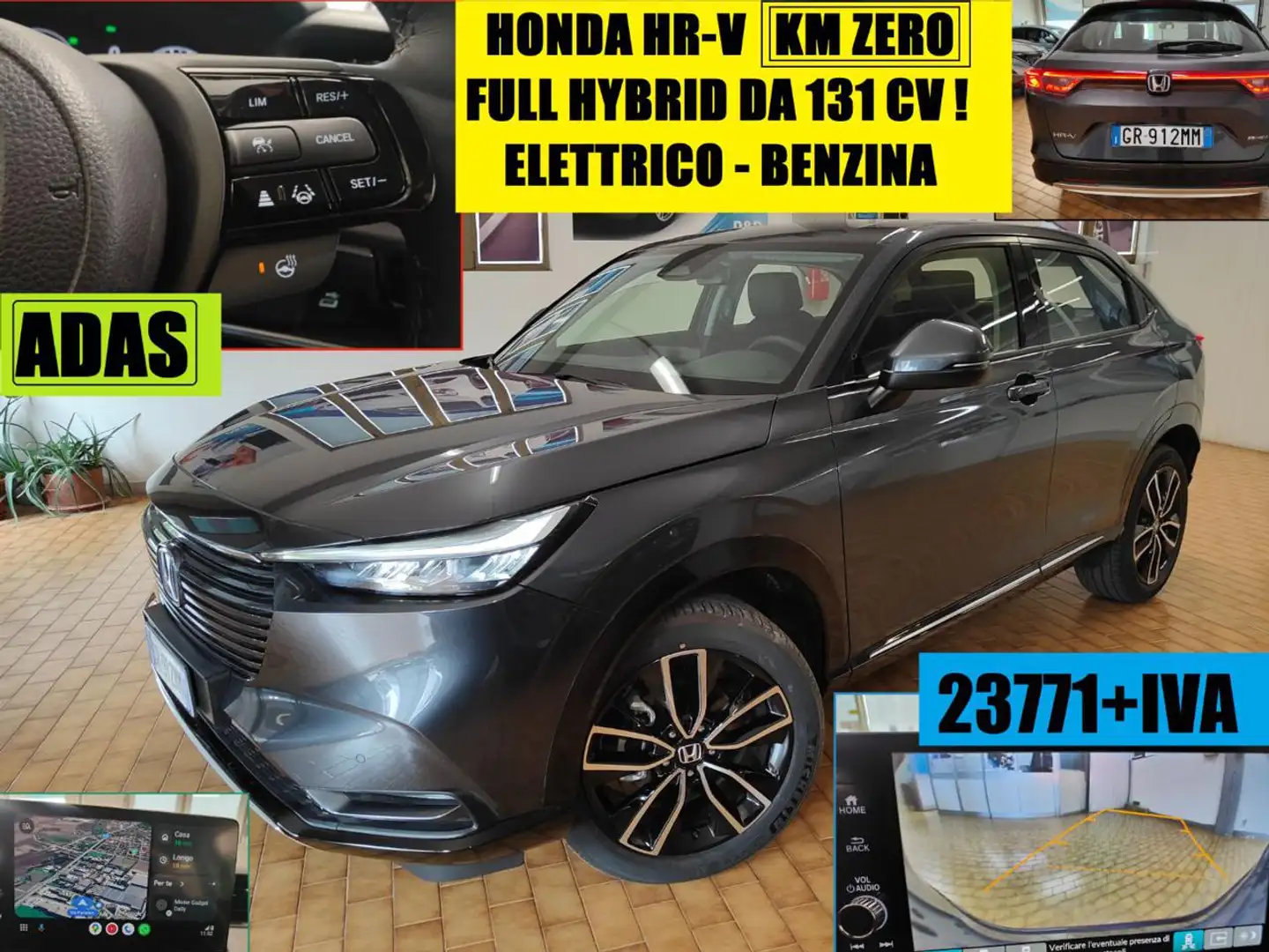 Honda HR-V KM ZERO FULL HYBRID ! Gris - 1