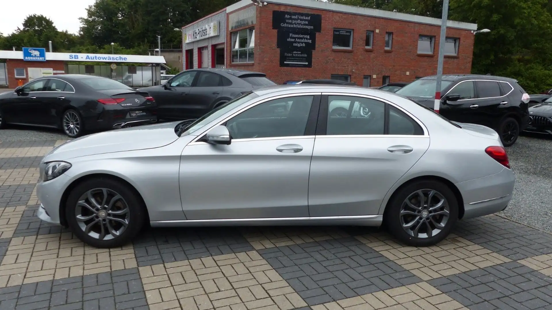 Mercedes-Benz C 180 CGI Avantgarde Autom. PTS Sitzhzg Argintiu - 2