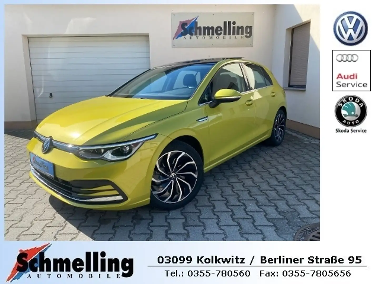 Volkswagen Golf VIII STYLE 1.5 TSI OPF MATRIX NAVI PANO DCC Gelb - 1