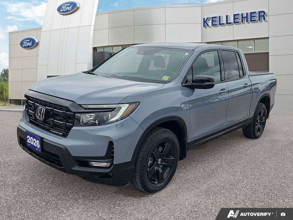 2026 Honda Ridgeline Black Edition | AWD | Like New! | Heated/Cooled Se