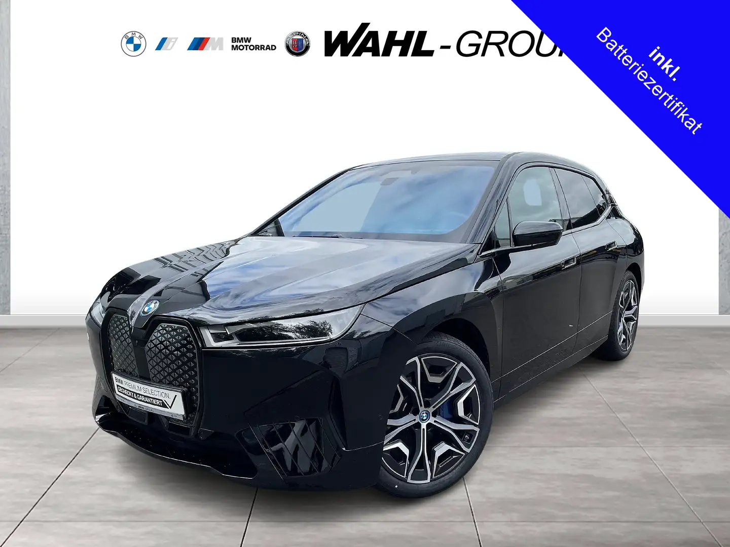 BMW iX xDrive50 SPORTPAKET B&W SURROUND LASER PANO AHK AL Negru - 1