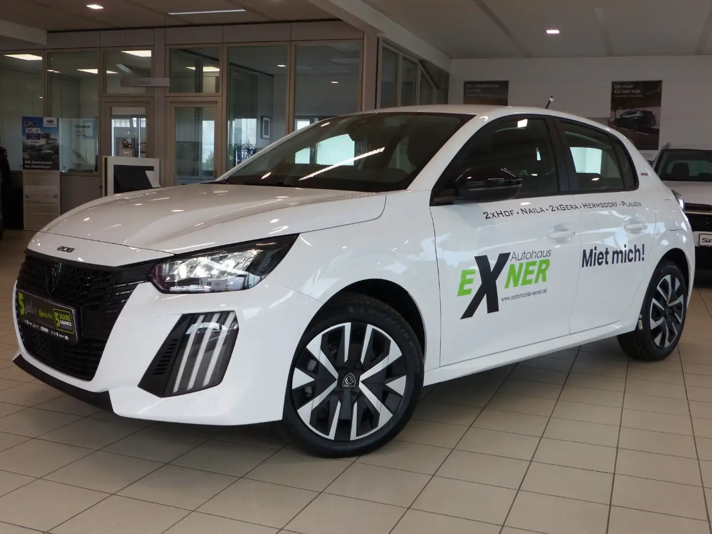 Peugeot 208 1.2 PureTech 100 STYLE *LED*SHZ*PDC*SpurH Weiß - 2