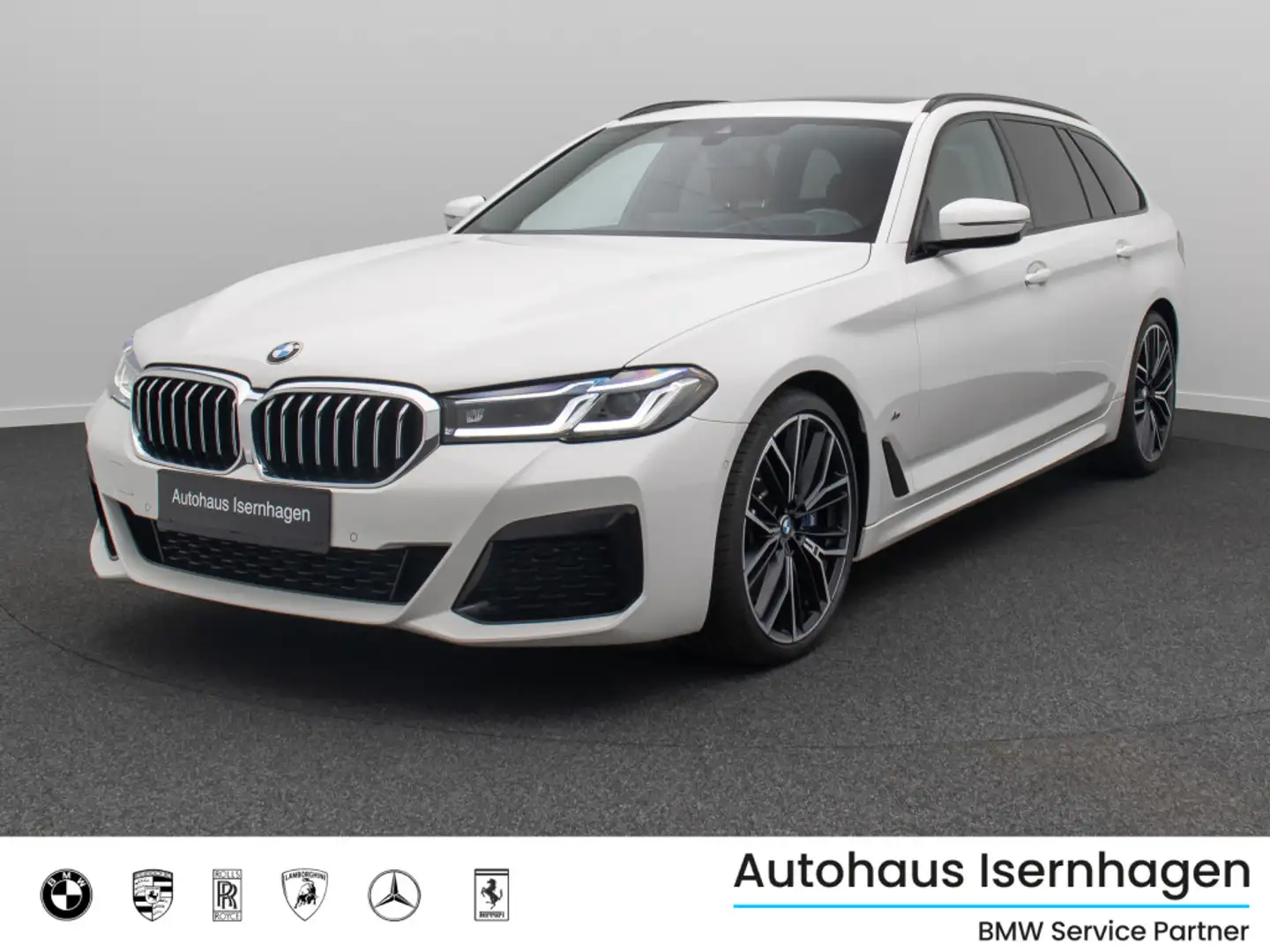 BMW 530 M Sport Panorama Kamera Laser HUD HiFi Weiß - 1