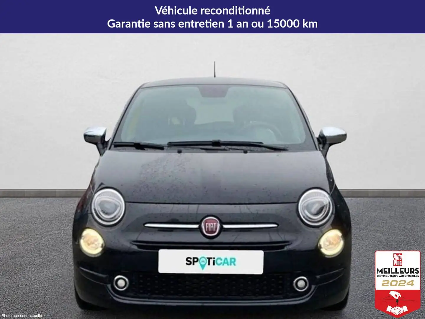 Fiat 500 1.0 70 ch hybride bsg s/s cult Noir - 2