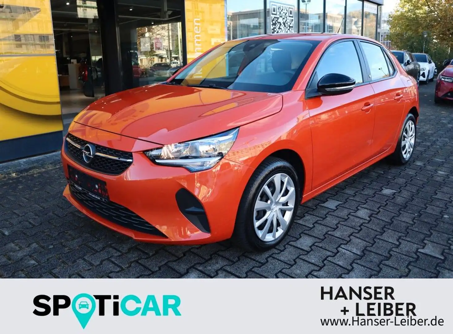 Opel Corsa -e Edition, 3-Phasig, Allwetterreifen Orange - 1