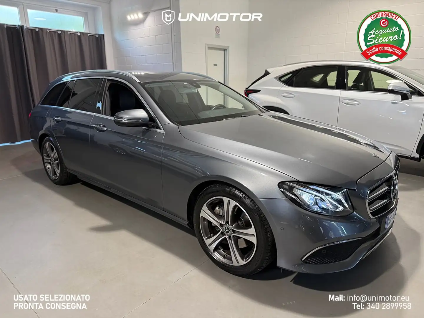 Mercedes-Benz E 220 d SW Business Sport 194cv Automatic - IVA esposta Gris - 1