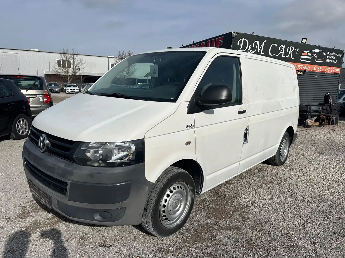 Volkswagen T5 Transporter Kasten-Kombi Kasten(TÜV 05,2025 Weiß - 1