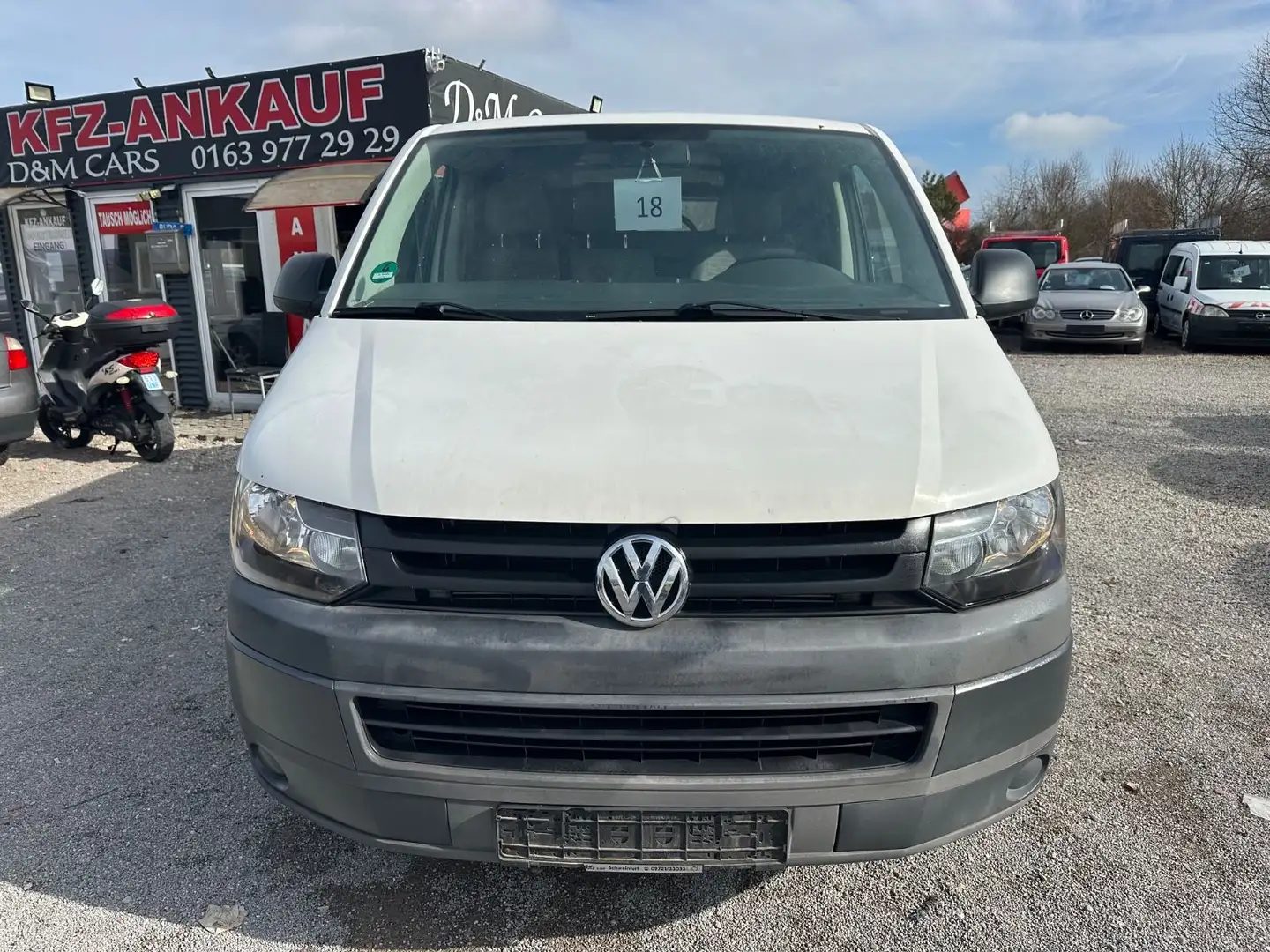 Volkswagen T5 Transporter Kasten-Kombi Kasten(TÜV 05,2025 Weiß - 2