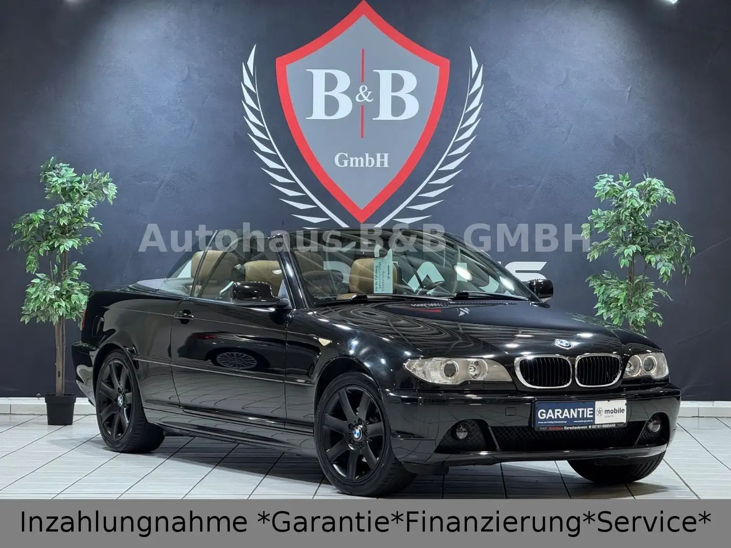 BMW 318 Cabrio*2.HD*Sport*Xenon*Leder*Tempo*PDC*SHZ Noir - 1