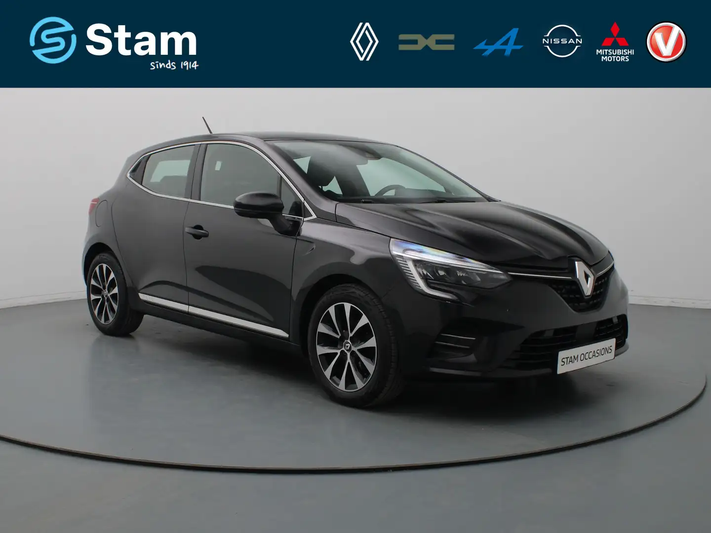 Renault Clio 90pk TCe Bi-Fuel Intens Cruise | Climate | Carplay Zwart - 1