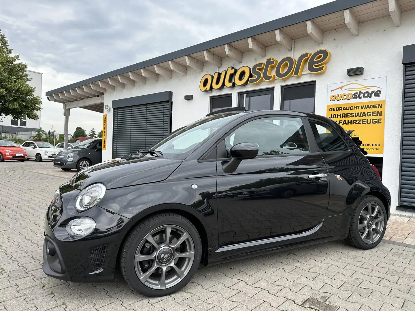 Abarth 595C 121 kW (165 PS), Autom. 5-Gang, Frontantrieb Negru - 1