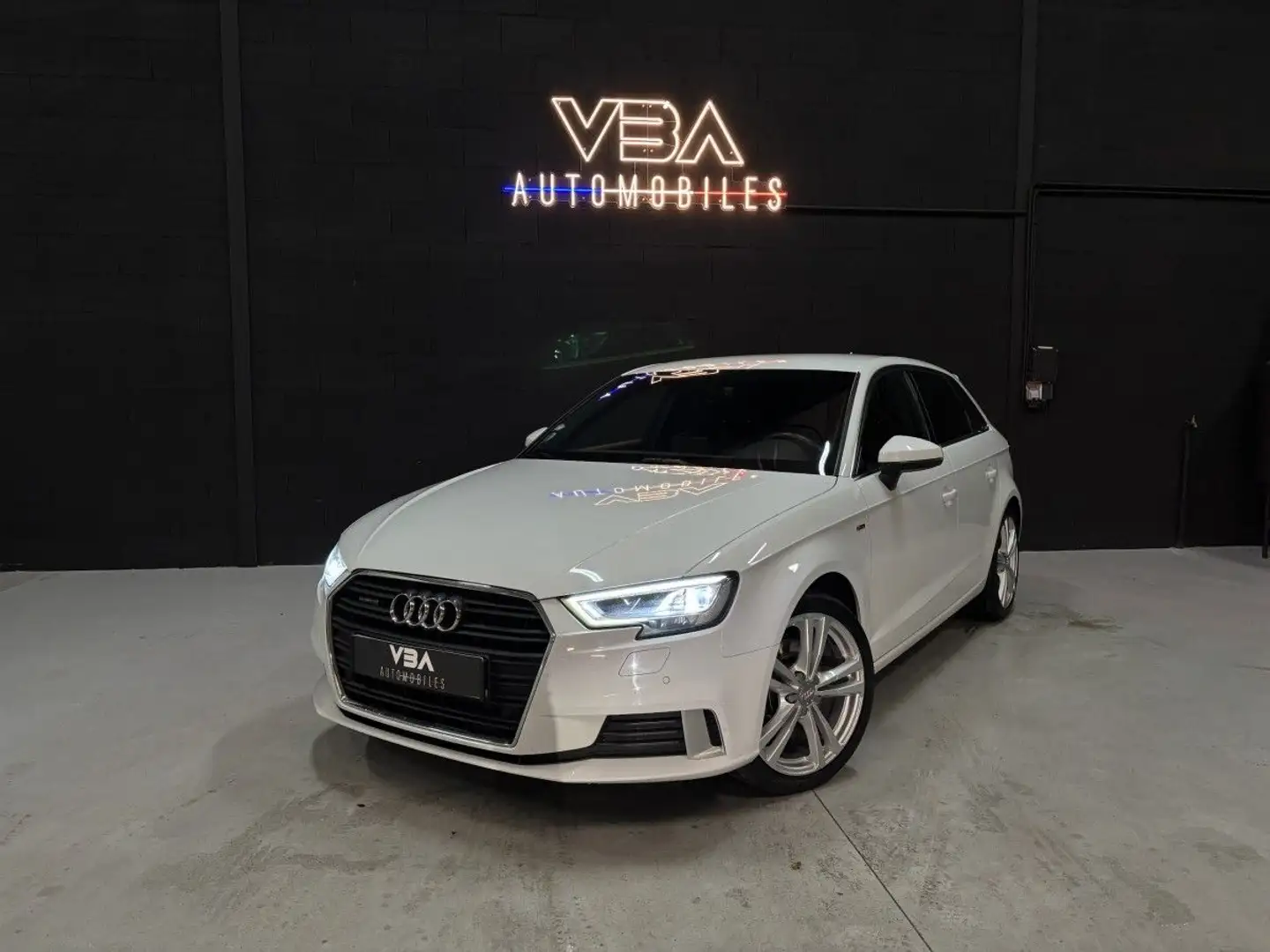Audi A3 (3) 2.0 TFSI 190 QUATTRO S TRONIC S LINE SB Blanc - 2