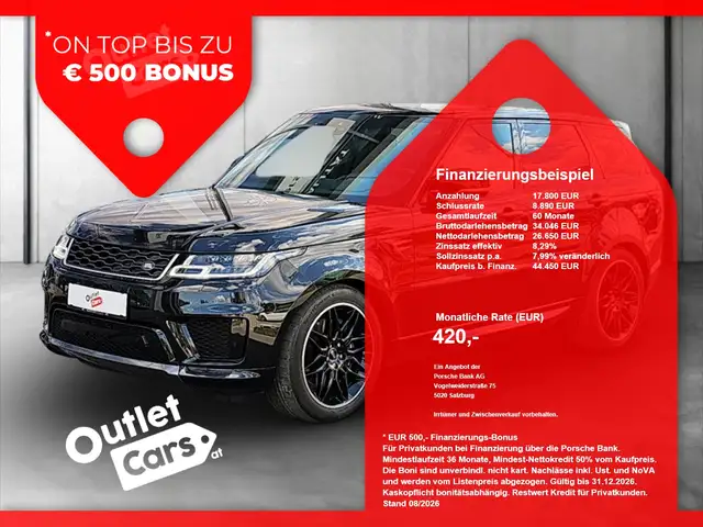Land Rover Range Rover Sport P400e  HSE CARPLAY+LEDER+Luft