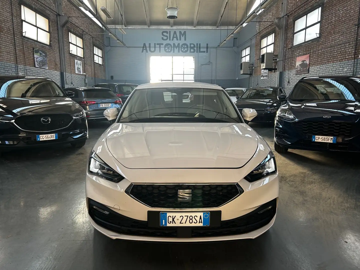 SEAT Leon Leon 2.0 TDI Business Blanc - 1