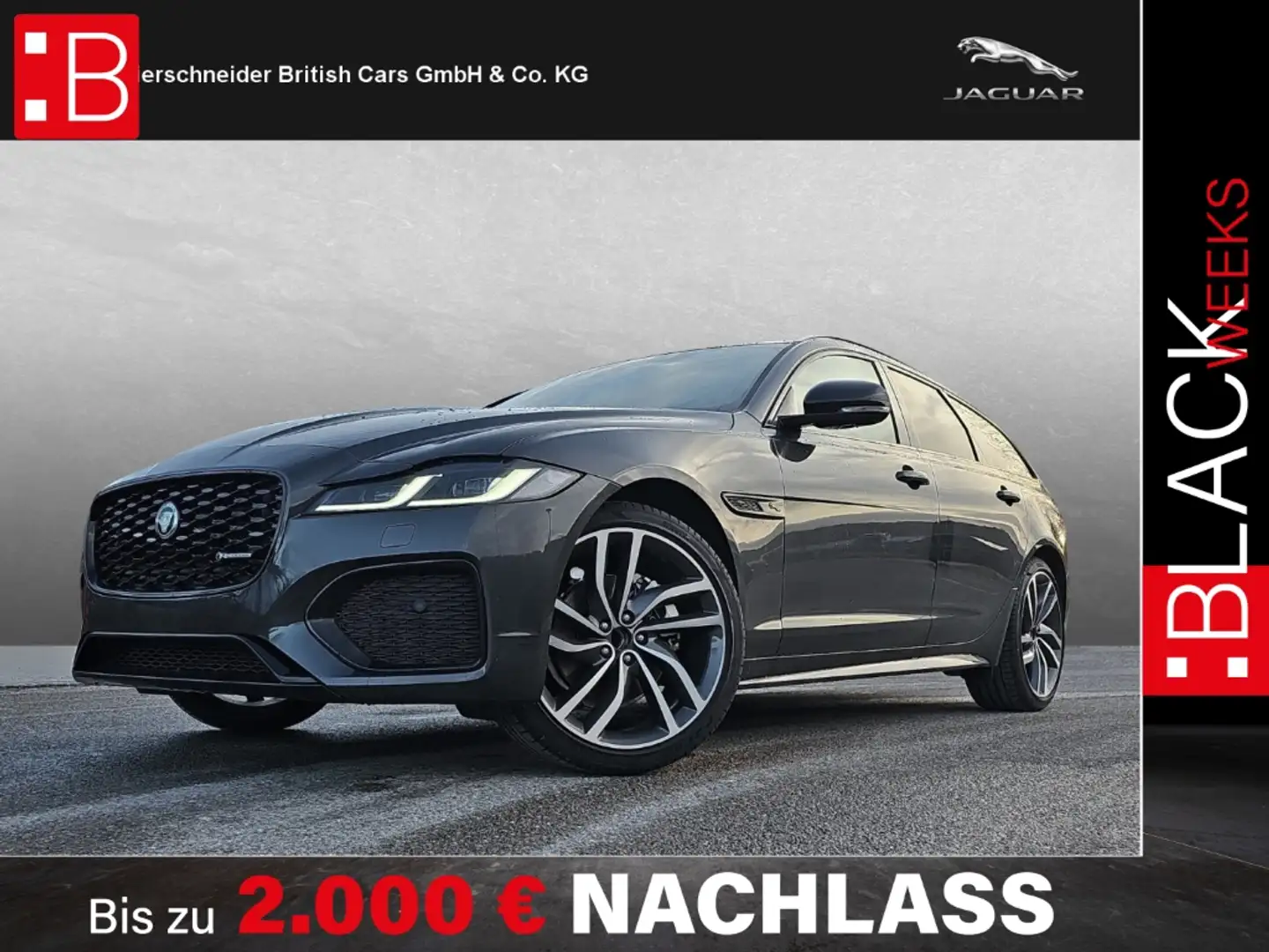 Jaguar XF Sportbrake D200 RWD R-Dynamic SE Grey - 1