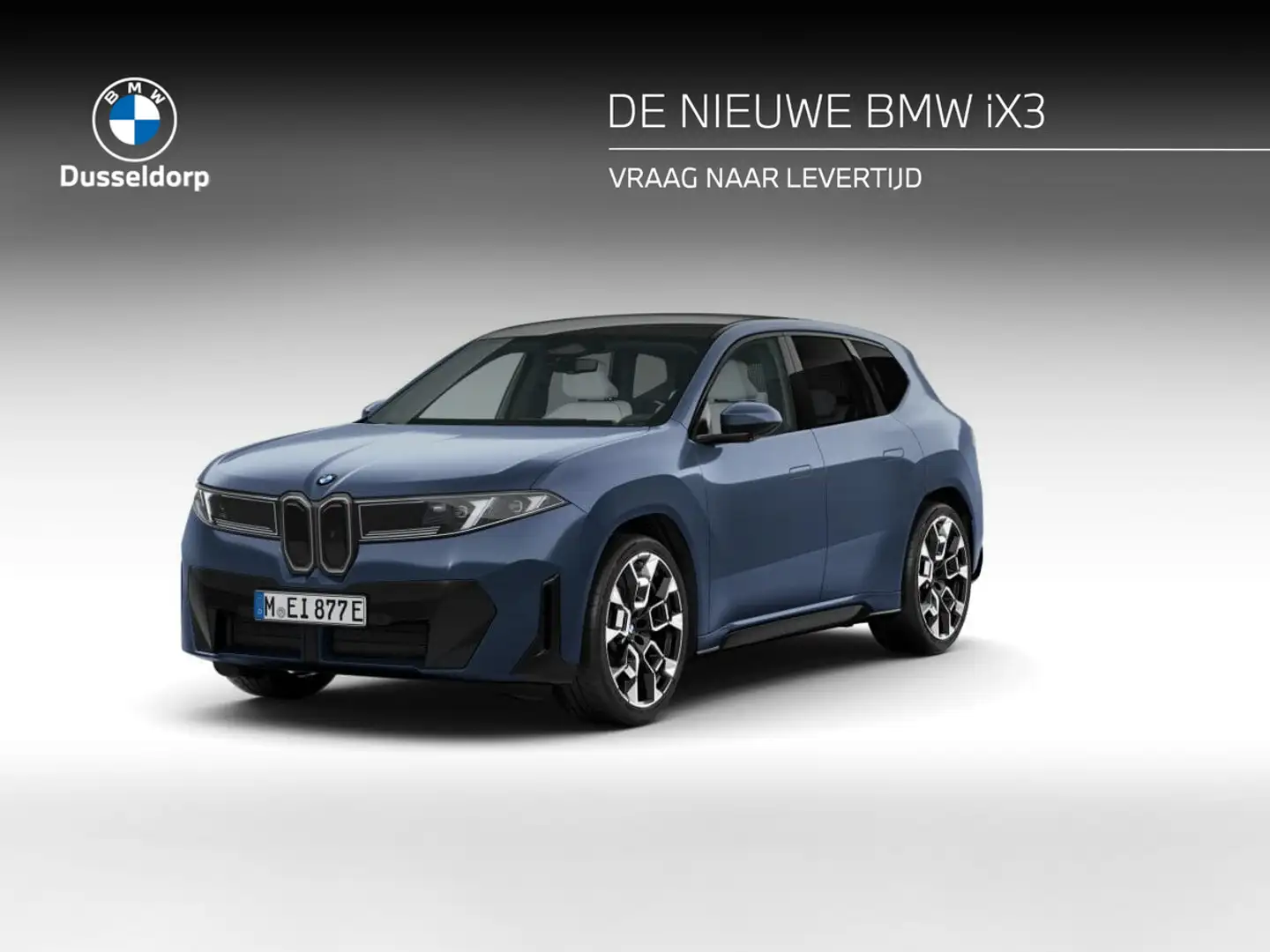 BMW iX3 50 xDrive 113 kWh M Sportpakket Bleu - 1