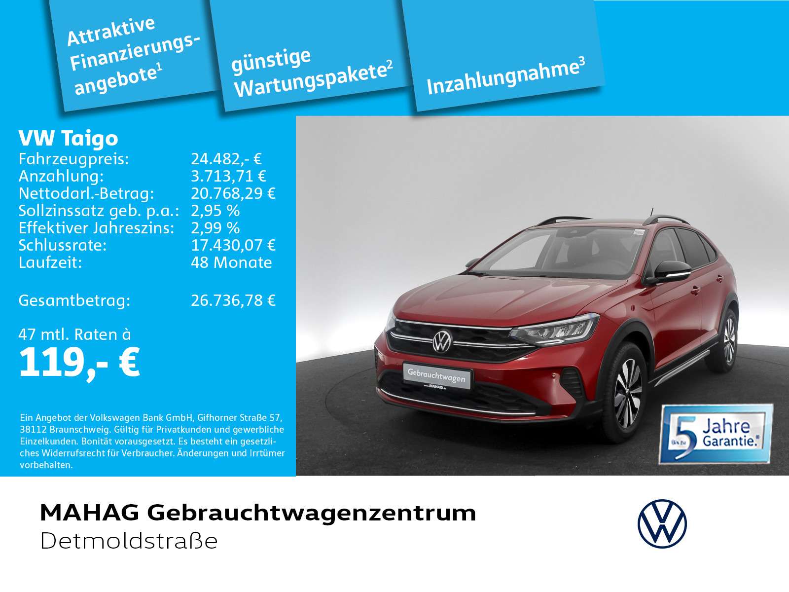 Használt Volkswagen Taigo 1.0