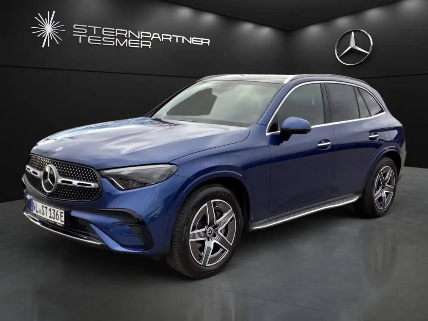 Mercedes-Benz GLC 400 e 4M AMG AHK Panor. Distr. DigiLight HUD Bleu - 2