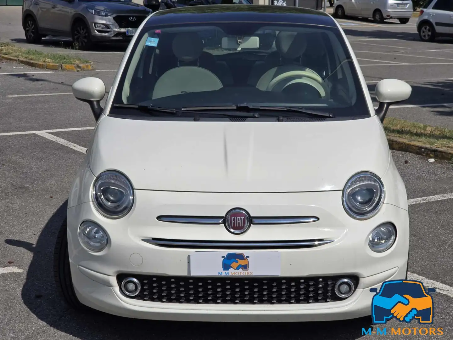 Fiat 500 1.2 Lounge Blanc - 2