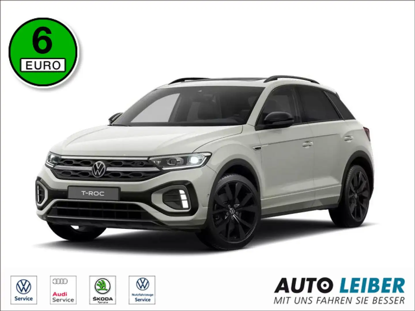 Volkswagen T-Roc 2.0 TSI OPF 4M R-Line BlackStyle Pano/IQ/LM1 Grijs - 1