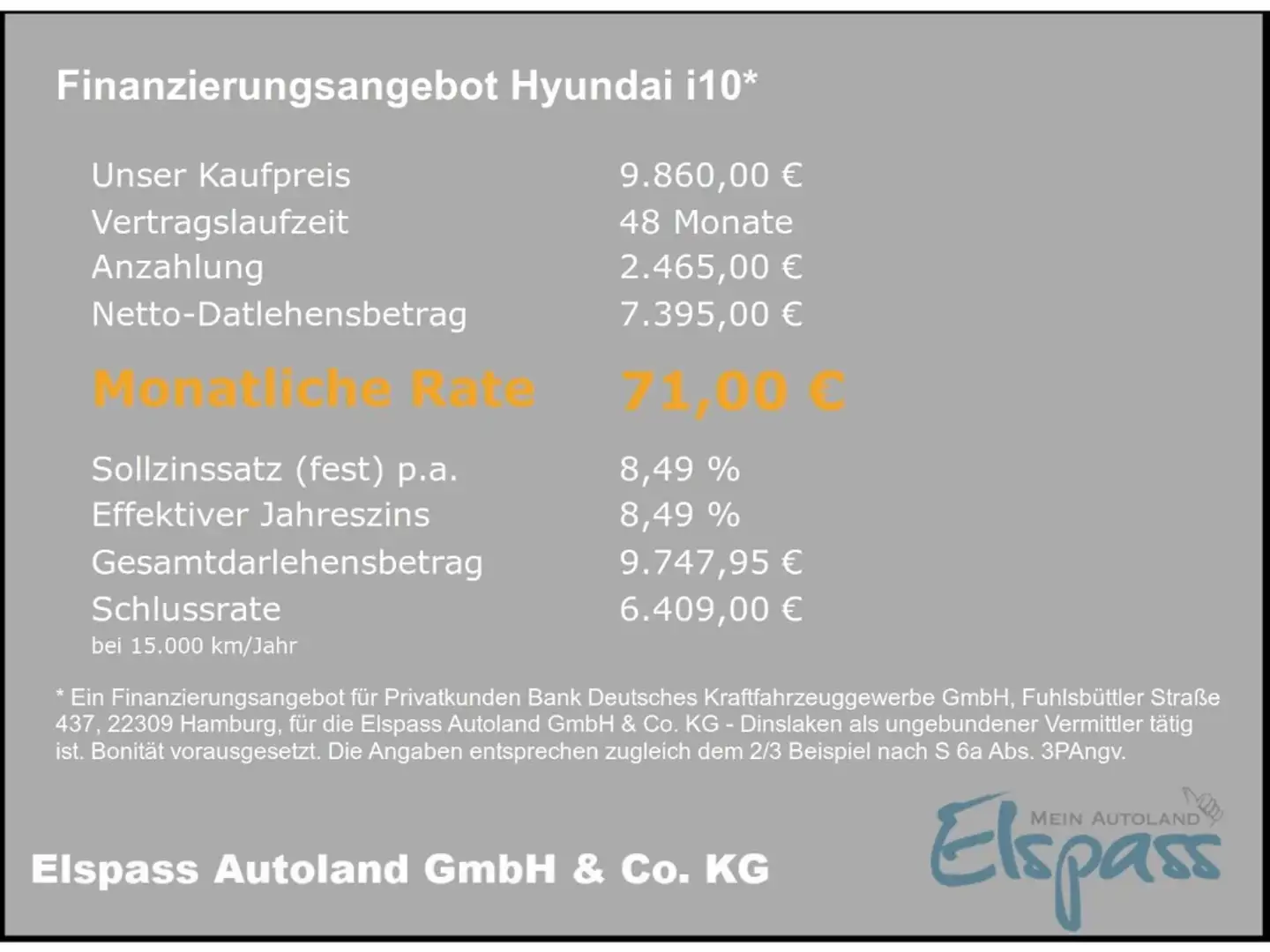 Hyundai i10 Select  KLIMAANLAGE METALLIC EL.FENSTERHEBER Rot - 2