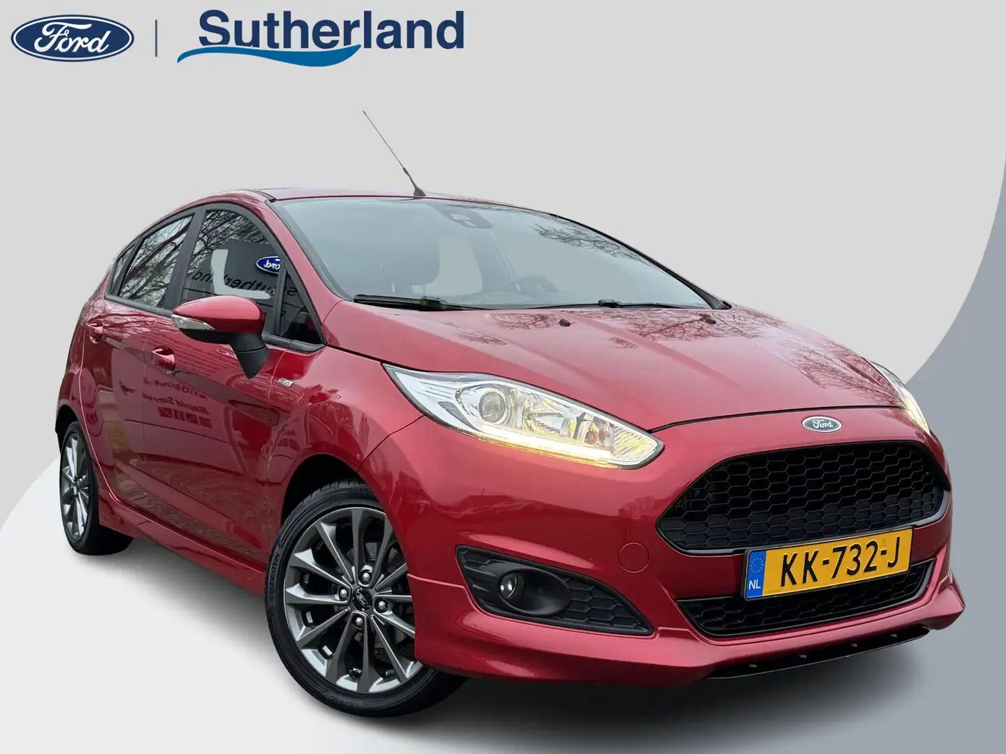 Ford Fiesta 1.0 EcoBoost ST Line 100pk | Trekhaak | Achterspoi Rood - 1