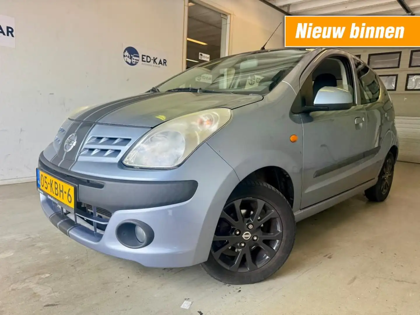 Nissan Pixo 1.0 Acenta AIRCO 5DRS 1STE EIG. NETTE AUTO LMV NAP Szary - 1