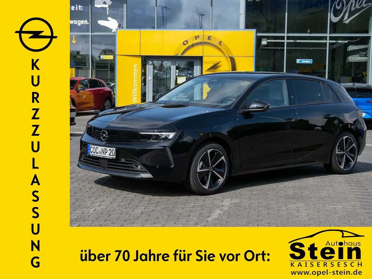 Opel Astra Elegance, 1.2 Turbo 96 kW Autom., Navi, Int.D.1.0, Schwarz - 1