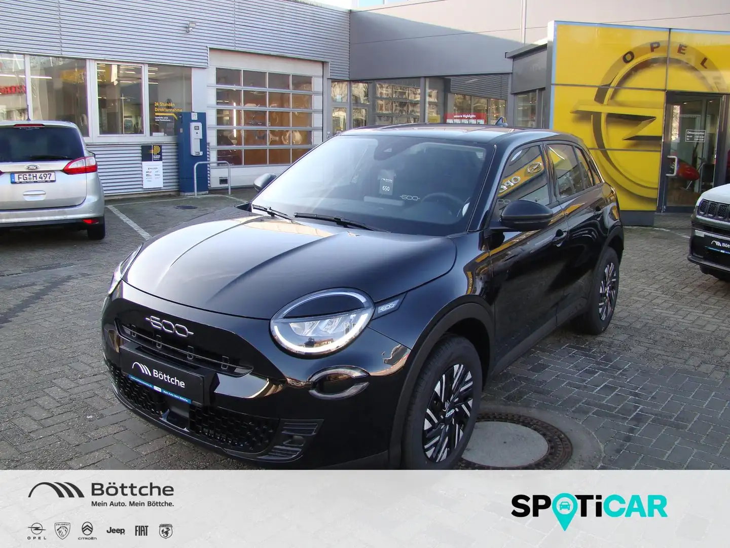 Fiat 600 1.2 Basis AT/LED/PDC/DAB/Shz/Klima/Assistenzsystem Schwarz - 1