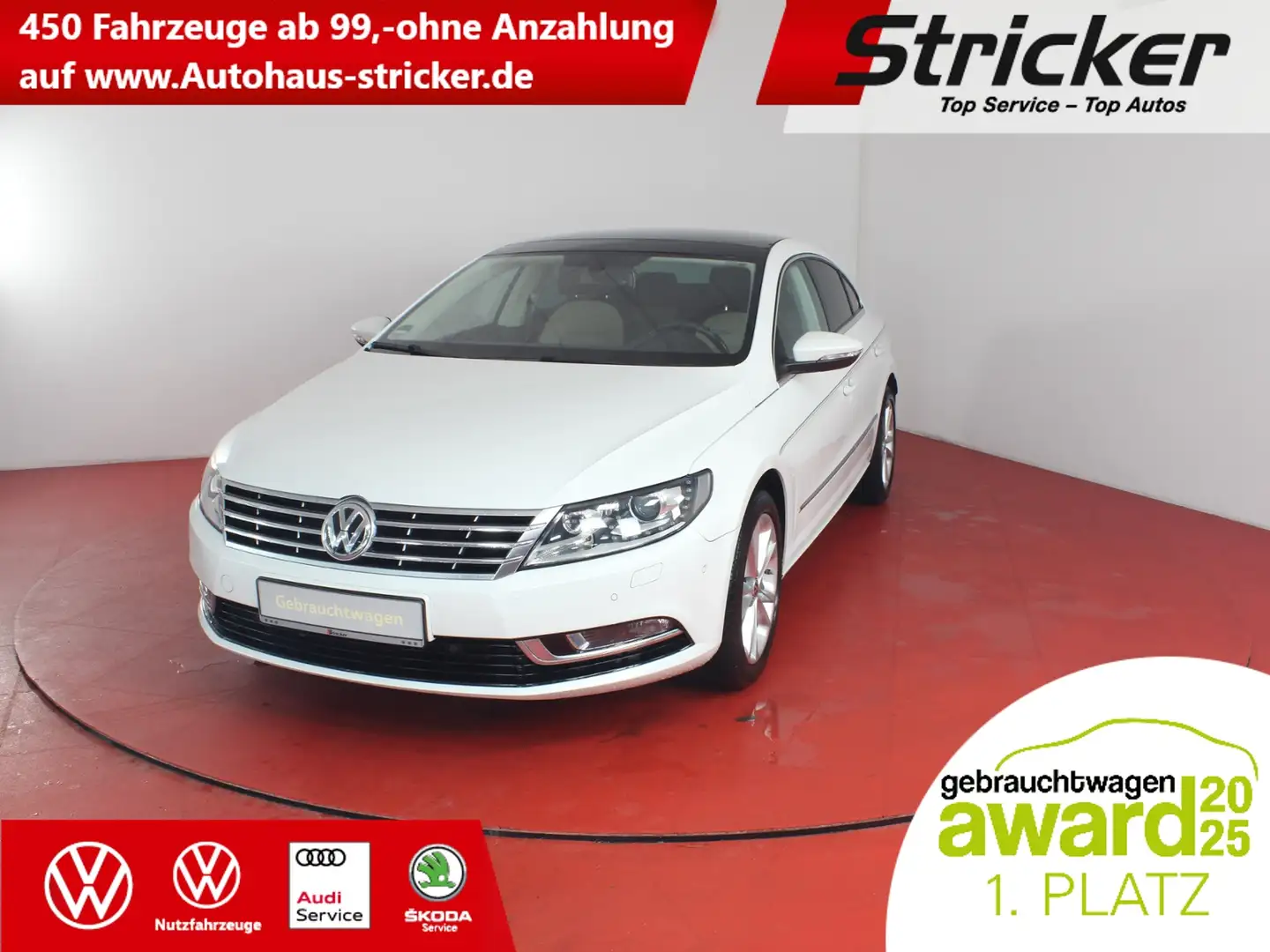 Volkswagen CC Sport 4M 3.6 FSI bis 02/2027 SHZ Navi Weiß - 1