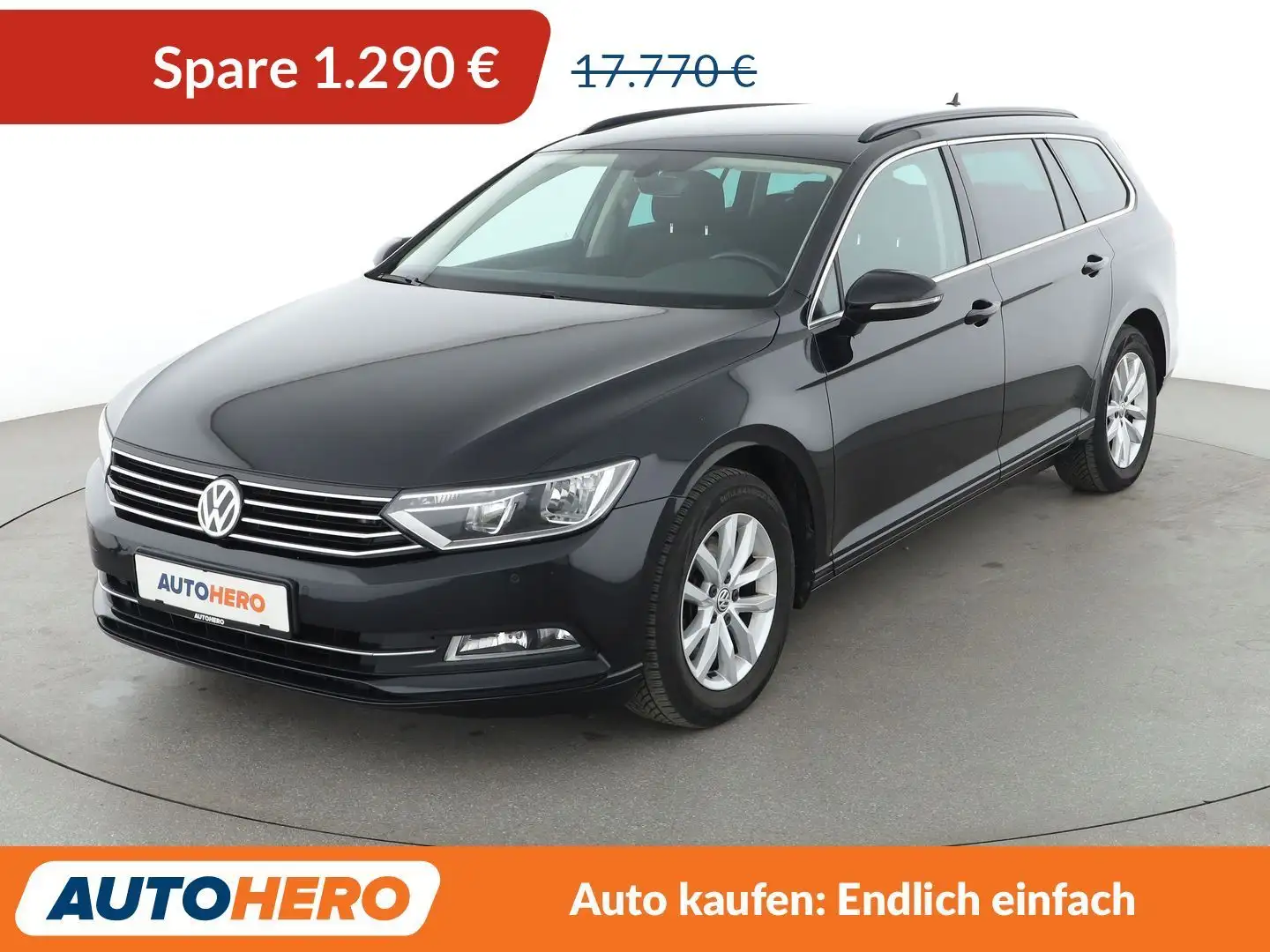Volkswagen Passat 2.0 TDI Comfortline BlueMotion Aut.*PDC*ACC* Schwarz - 1