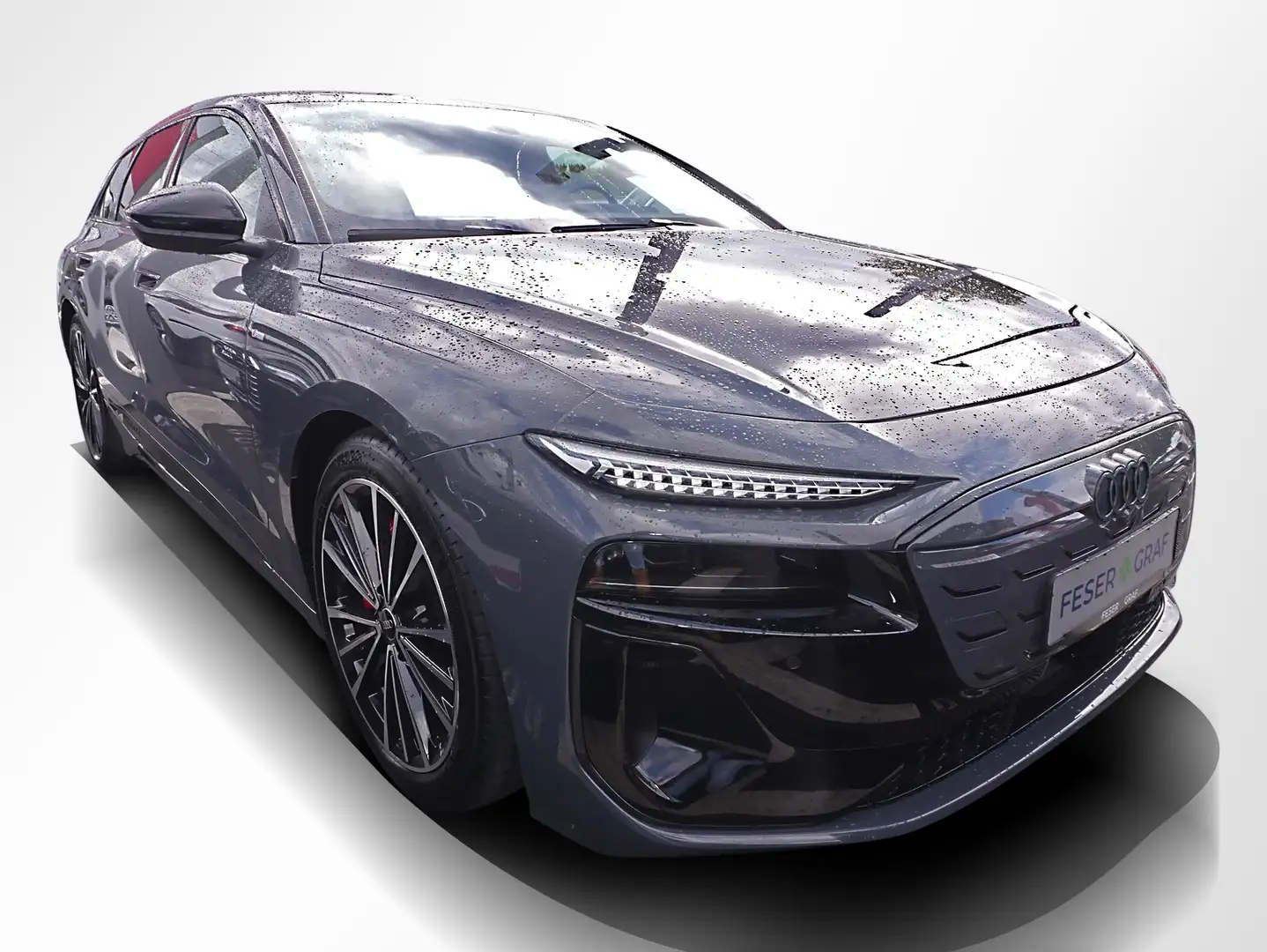 Audi A6 e-tron Avant perf. S line Ext. AHK Tech pro Gris - 2