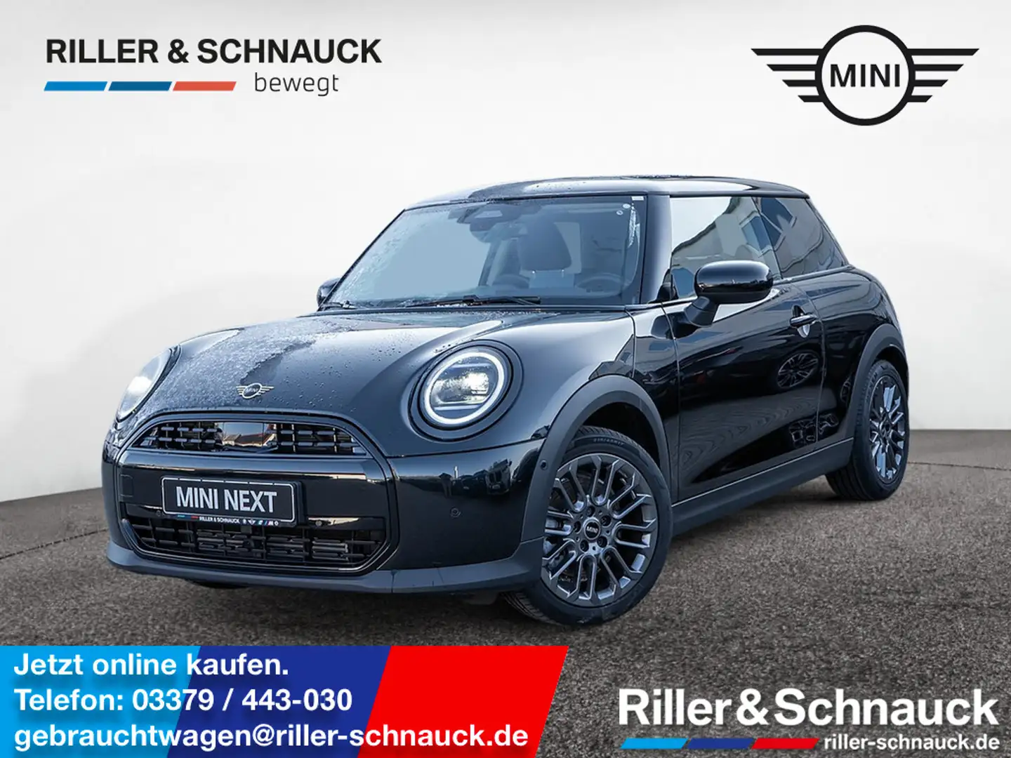 MINI Cooper C Classic Trim SHZ NAVI HUD LED PANO Schwarz - 1