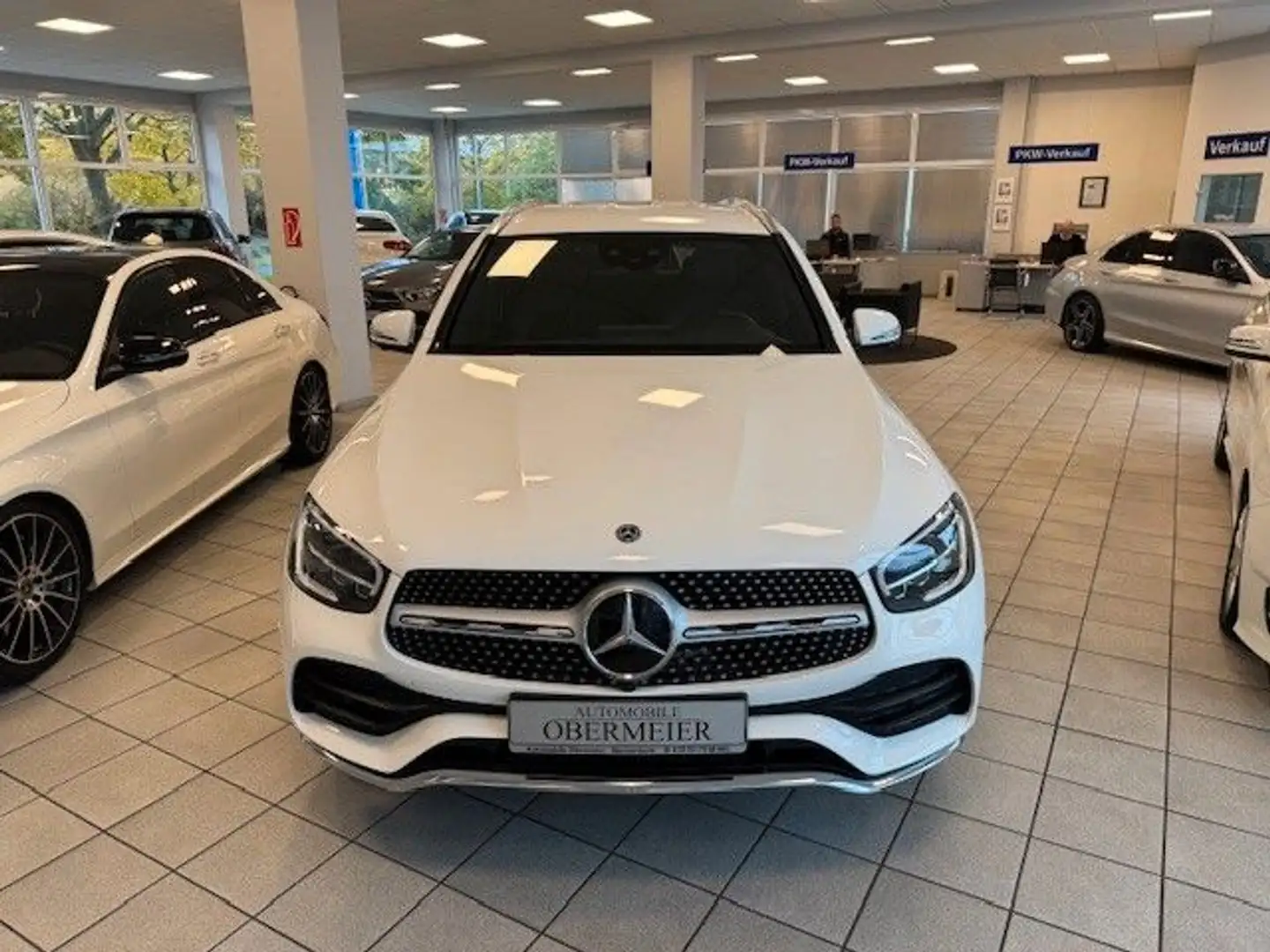 Mercedes-Benz GLC 220 d 4M AMG Carplay TWA LED 360°K AHK MBUX Weiß - 2