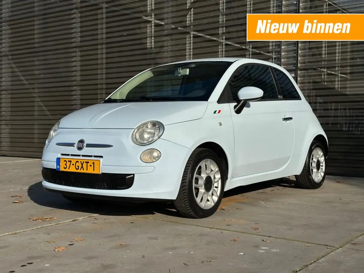 Fiat 500 1.2 SPORT AIRCO/LM VELGEN APK 27-10-2026 !! Blauw - 1