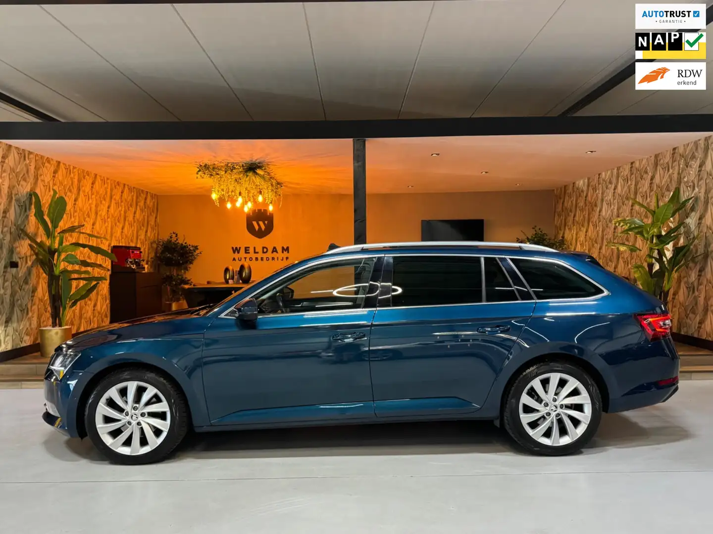 Skoda Superb Combi 1.5 TSI ACT Sportline Business Garantie Pano Blu/Azzurro - 1
