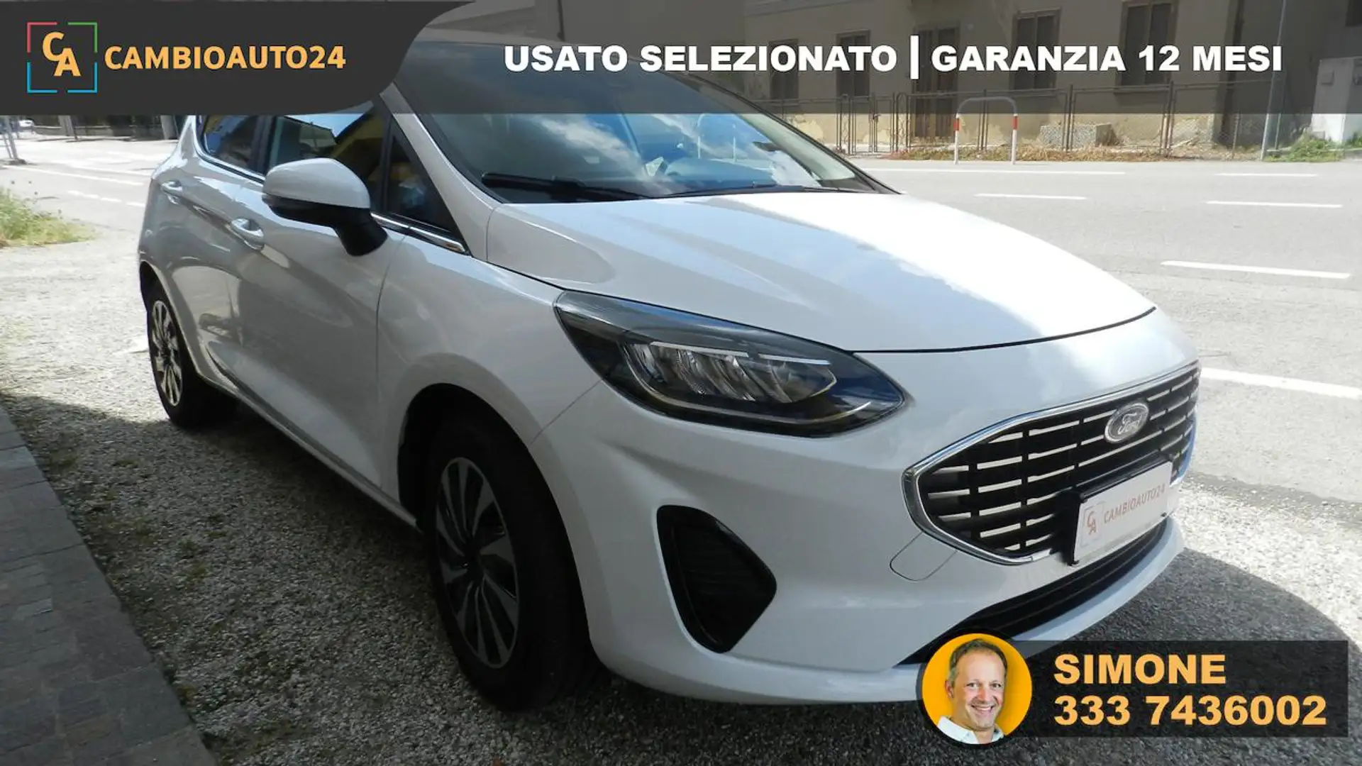 Ford Fiesta 1.0 Ecoboost Hybrid 125 CV 5 porte Titanium Blanco - 2