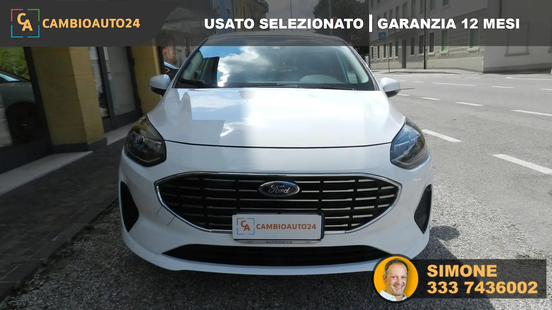 Ford Fiesta 1.0 Ecoboost Hybrid 125 CV 5 porte Titanium Blanco - 1