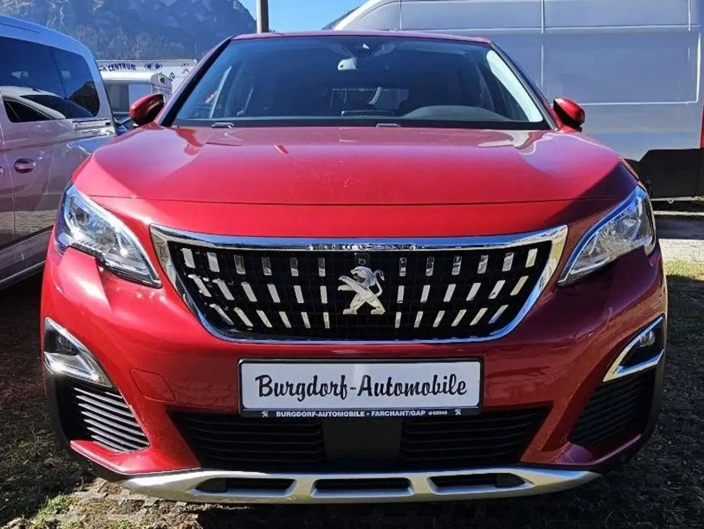 Peugeot 3008 BlueHDi 120 EAT6 Allure Navi DAB Rojo - 2
