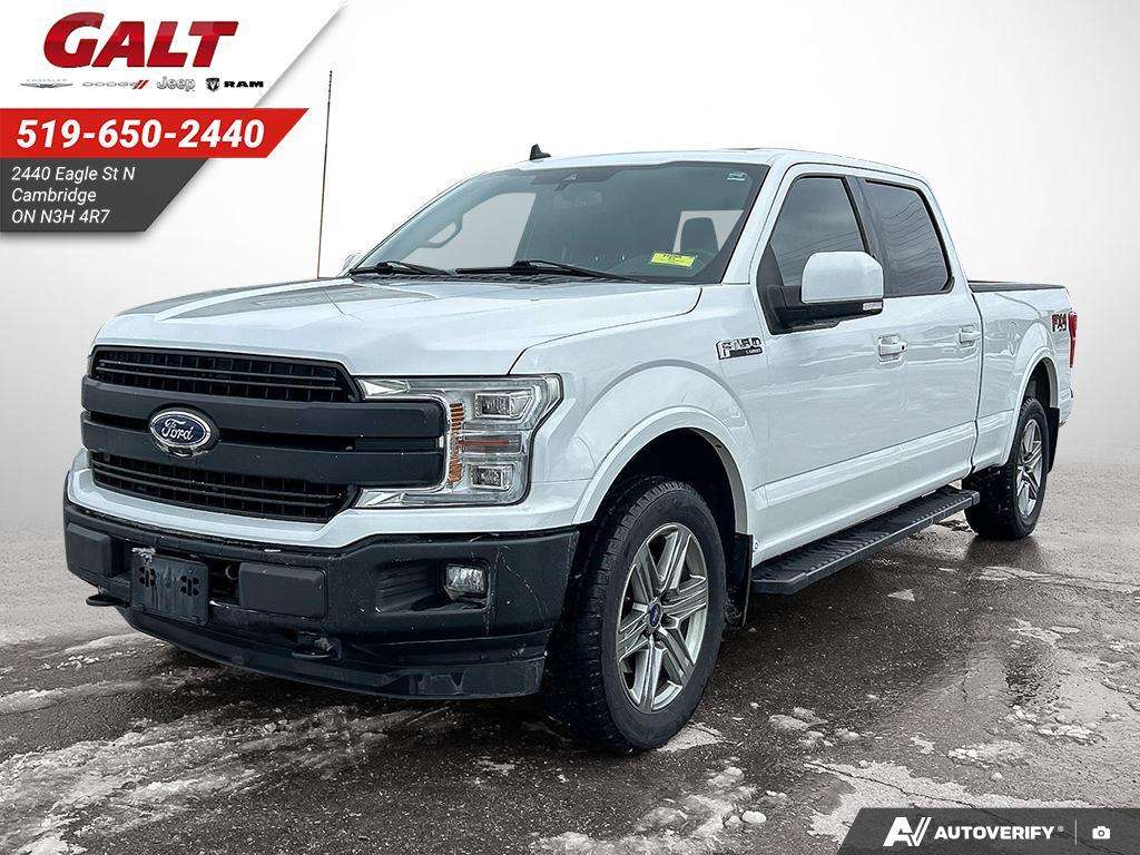 White 2019 Ford F-150 Pickup Truck Four-Wheel Drive Automatic