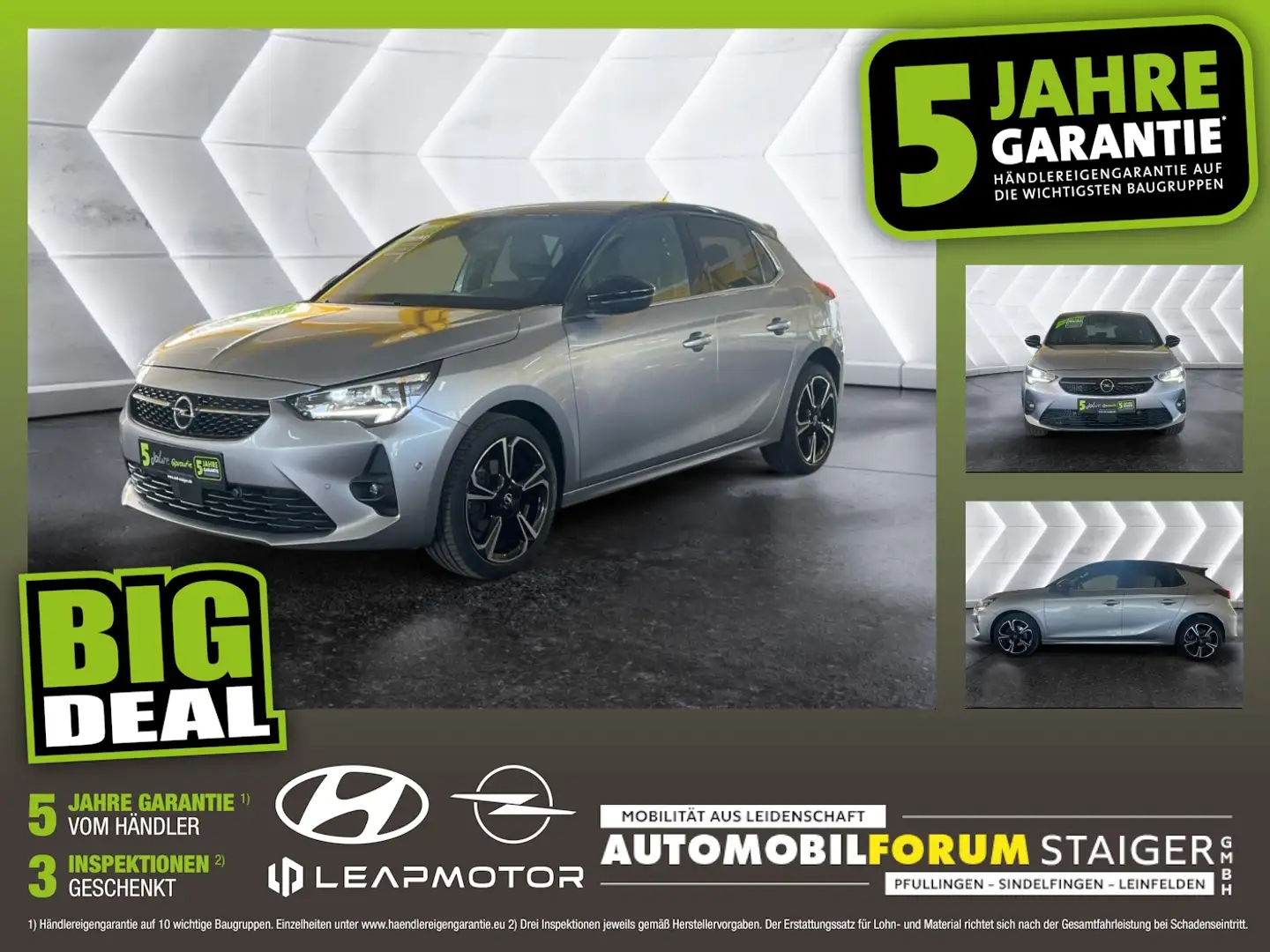 Opel Corsa F 1.2 Turbo Ultimate Matrix AUT Alcant. LM Grigio - 1