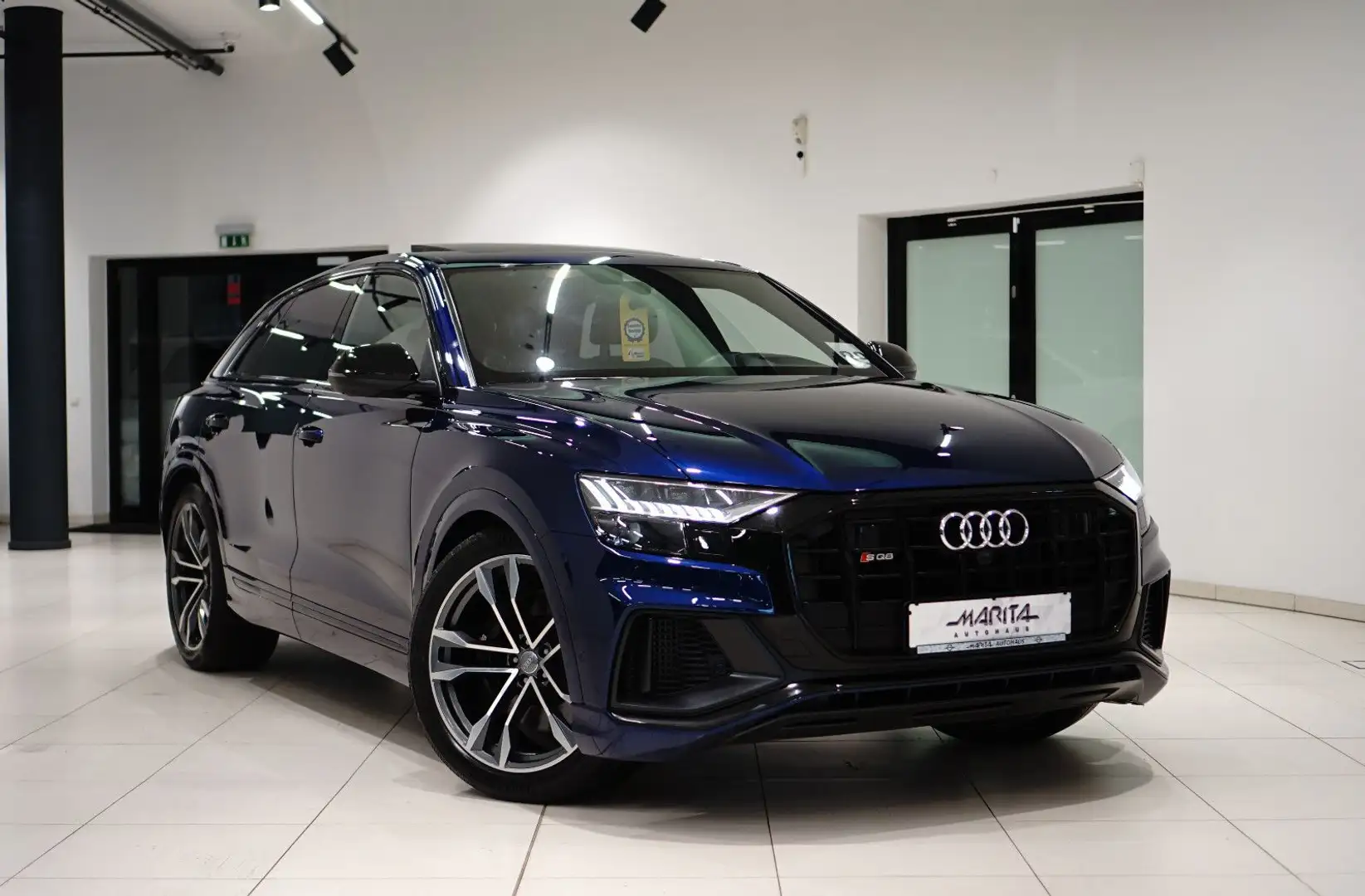Audi SQ8 4.0|ACC|HUD|NACHT|SOFTCL|LUFT|PANO|STANDHZG| Albastru - 1