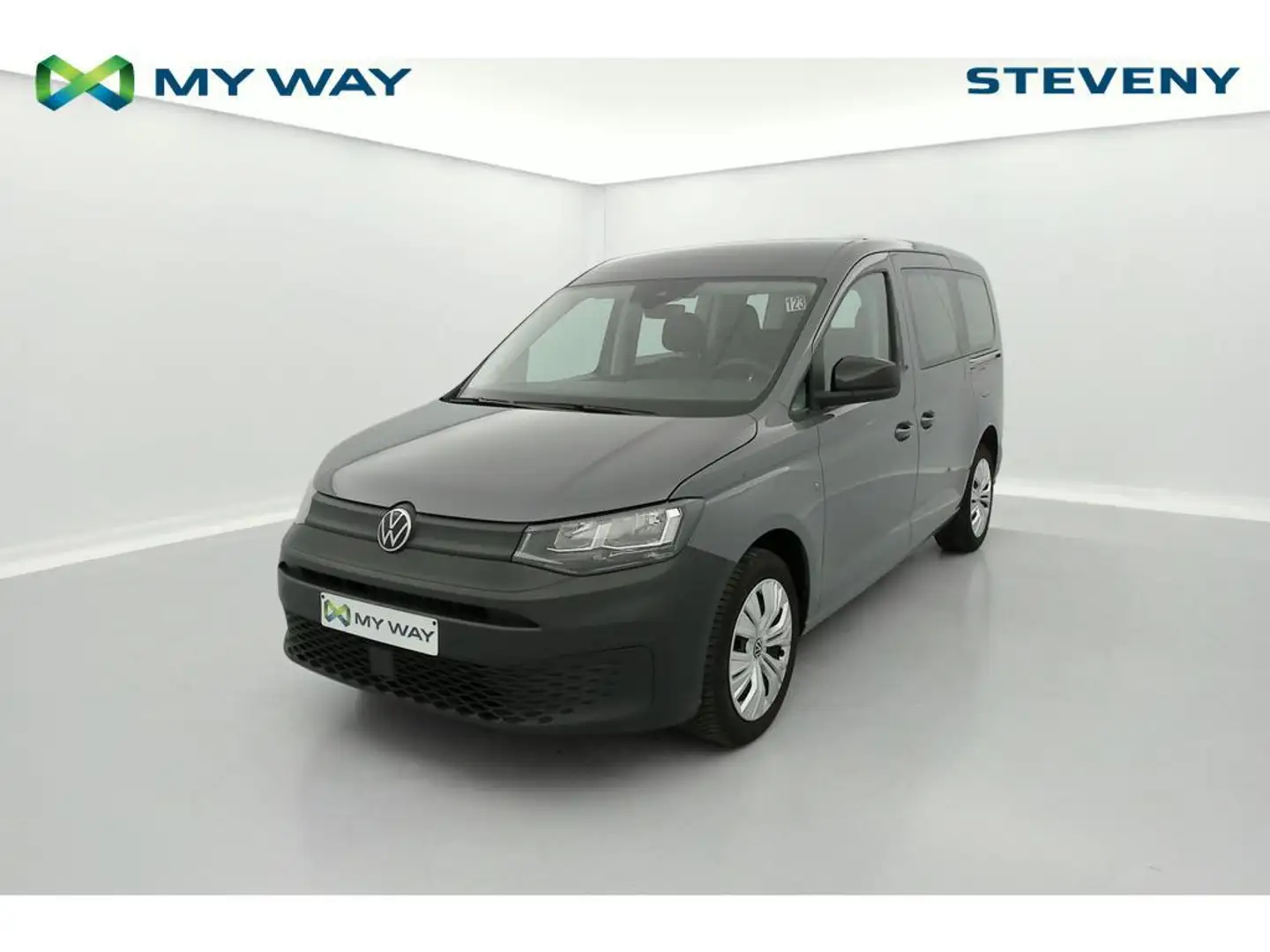 Volkswagen Caddy Double Cabine 2.0 TDi 75KW(102CV) 6V * My Way Selection * Gris - 1
