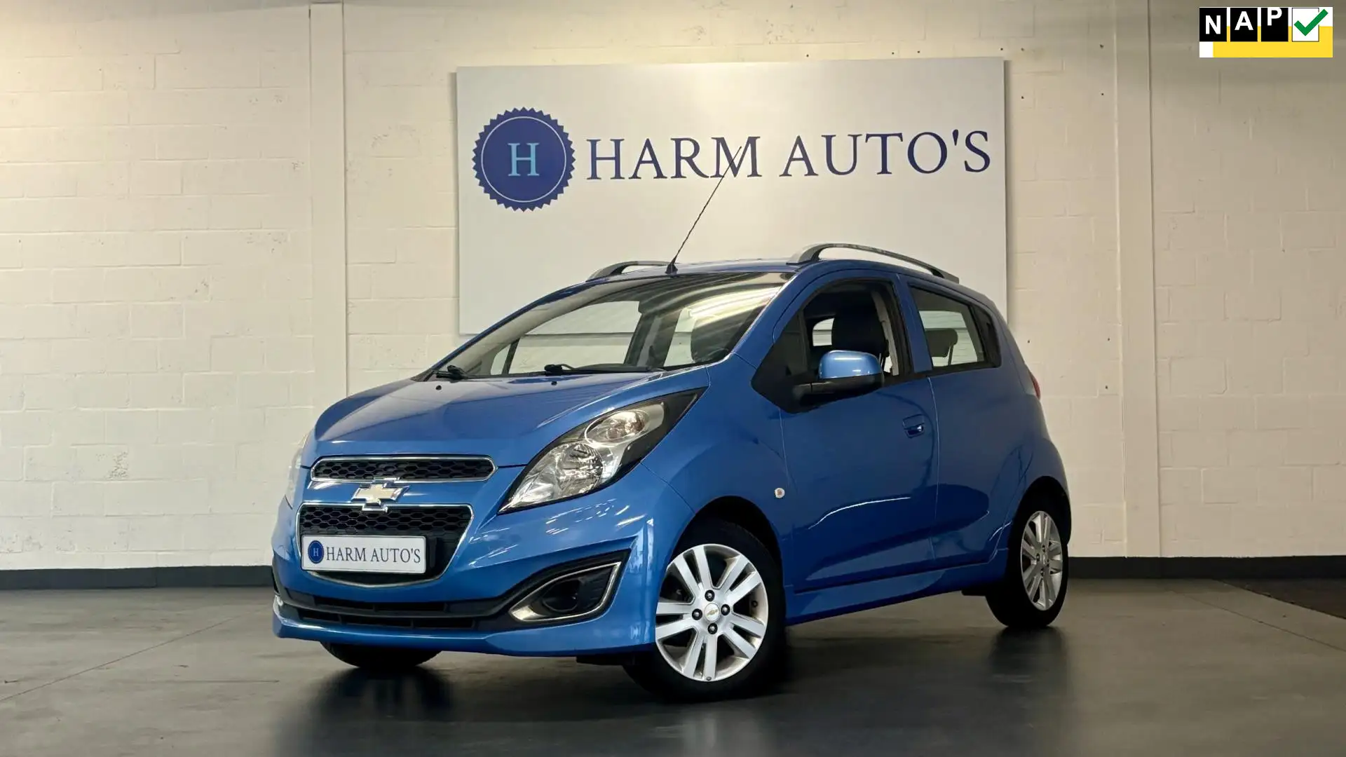 Chevrolet Spark 1.2 16V LTZ 82pk PDC/Airco/Lichtmetalenvelgen Bleu - 1