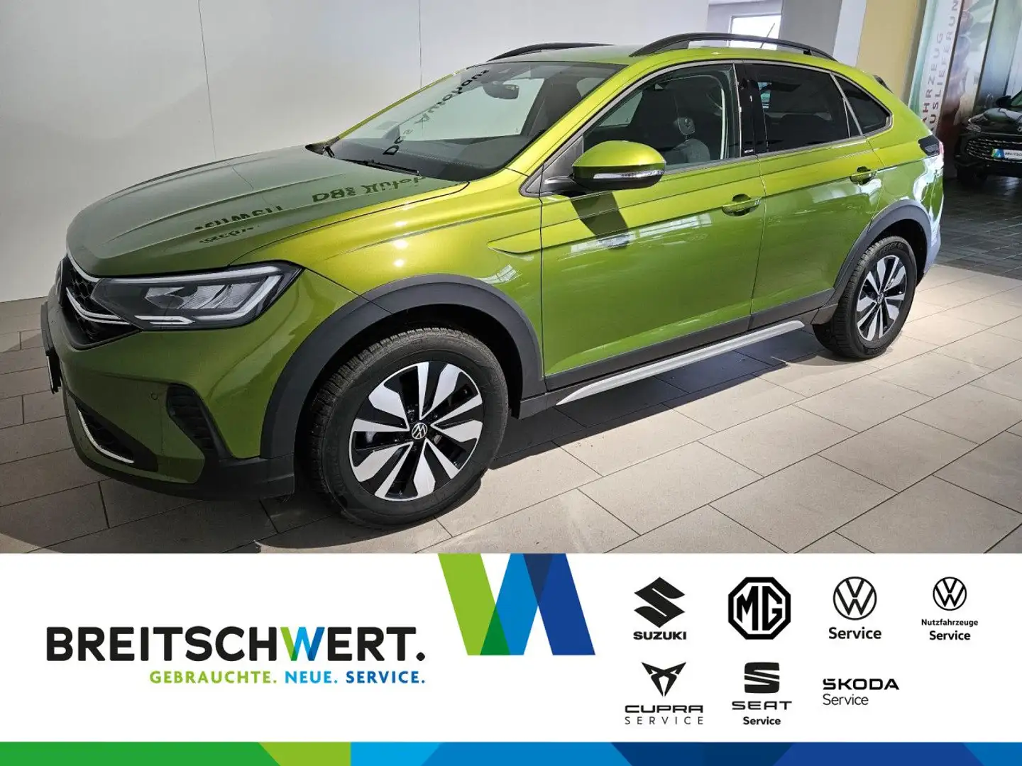 Volkswagen Taigo 1.0 TSI Move DSG AHK LED ACC Navi RFK GJR Grün - 1