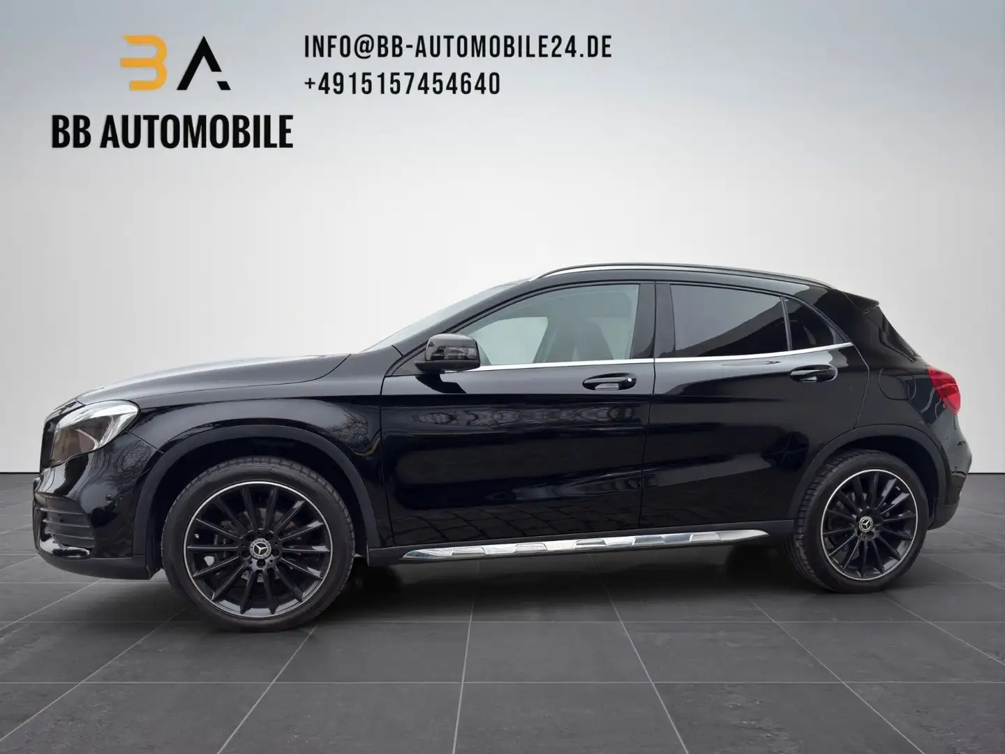 Mercedes-Benz GLA 200 AMG LINE NIGHT 360°CAM H&K SHZ TEMPO Schwarz - 2
