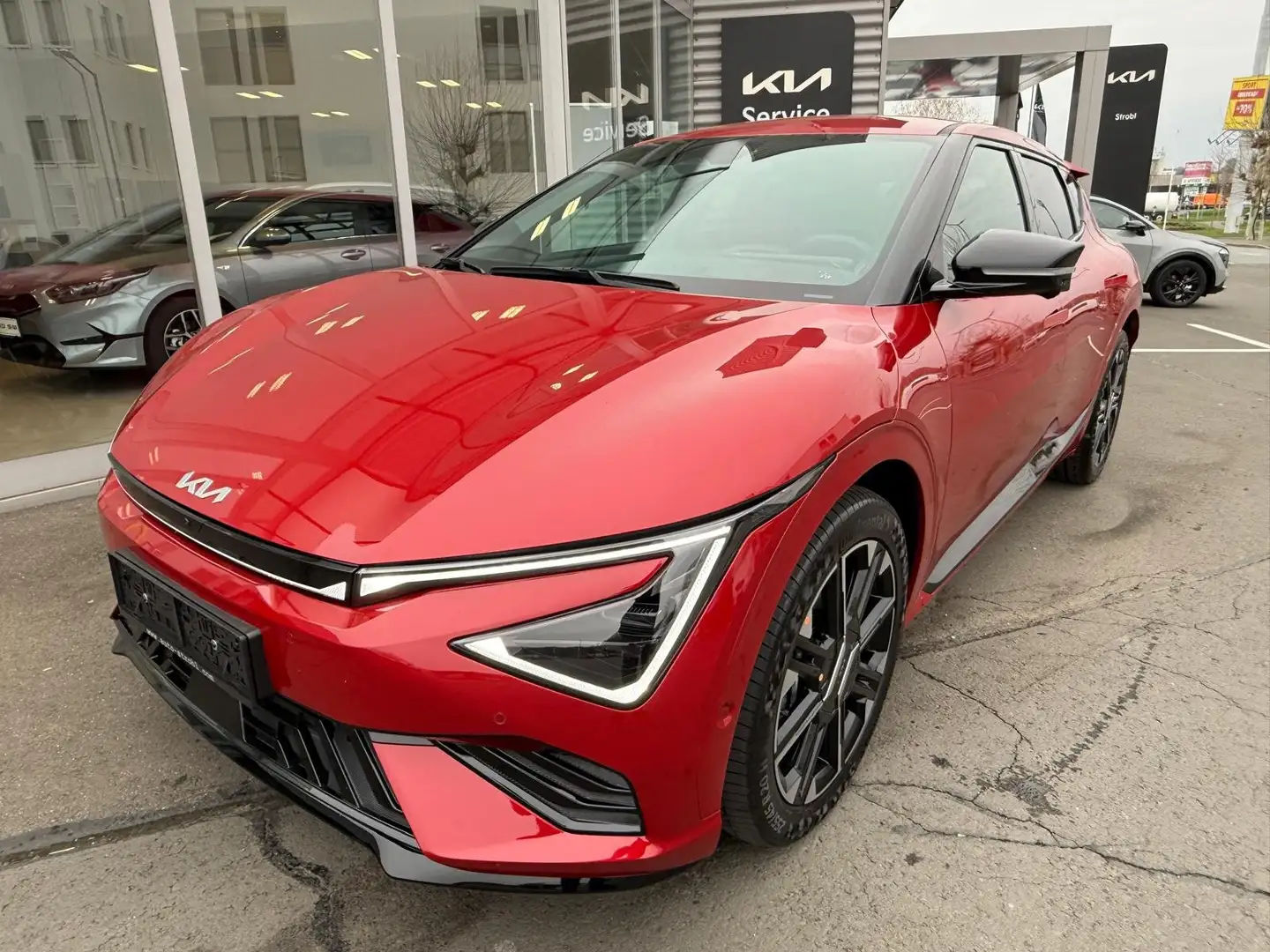 Kia EV6 AWD 84kW GT-Line Premium NEUES MODELL 2025 Rot - 1