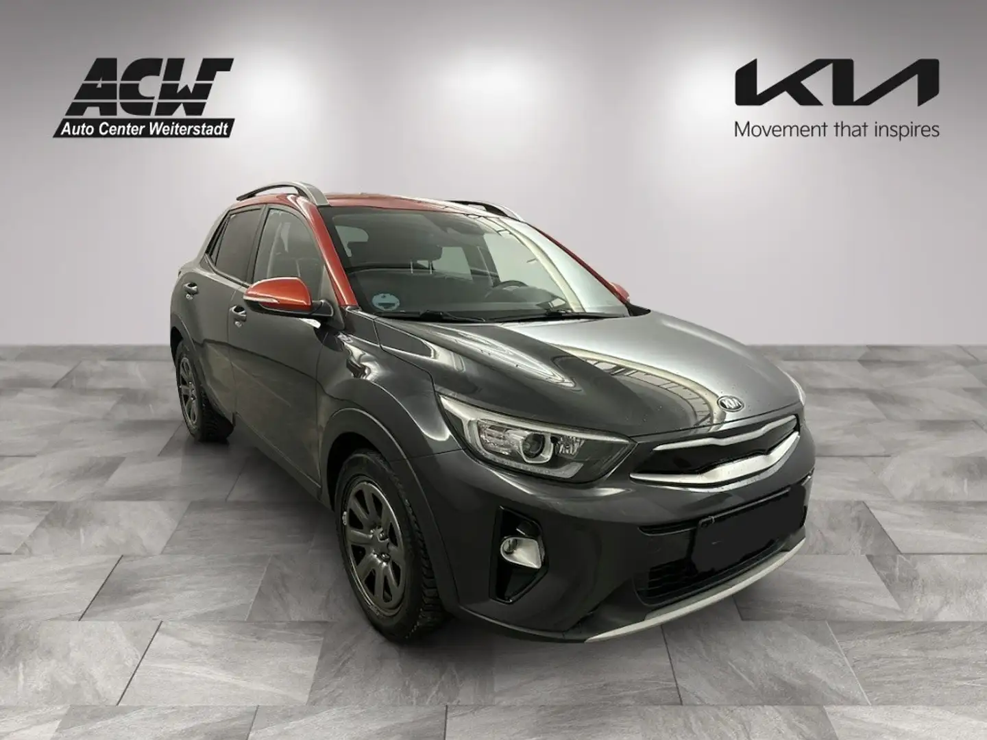 Kia Stonic STONIC 1.0T DCT VISION NAVI KAMERA KLIMAAUTO SHZ Grau - 2