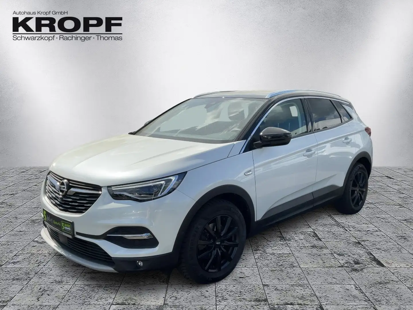 Opel Grandland 1.2 Turbo Ultimate FLA 360 ParkAss. Blanc - 2
