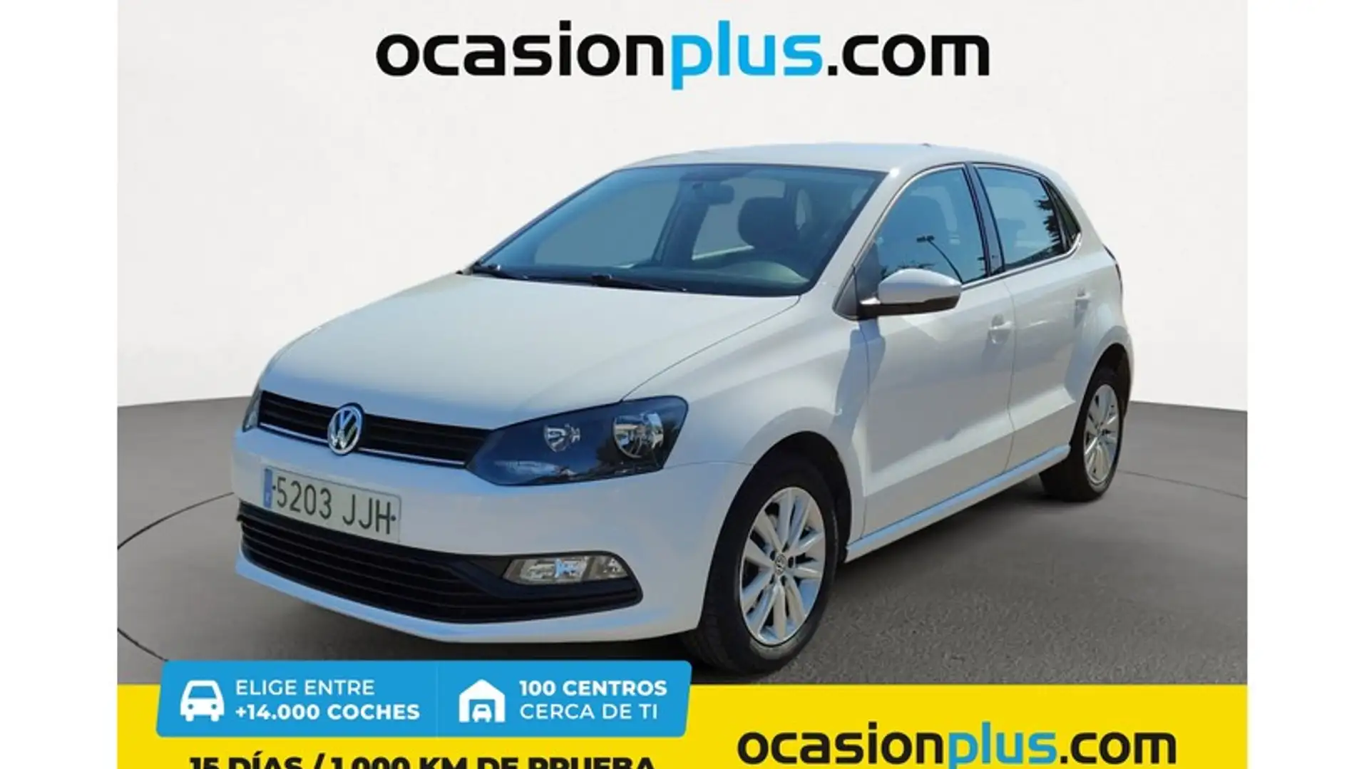 Volkswagen Polo 1.0 BMT A- 55kW Wit - 1